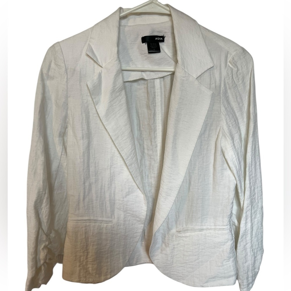 AQUA White Blazer - Size Small